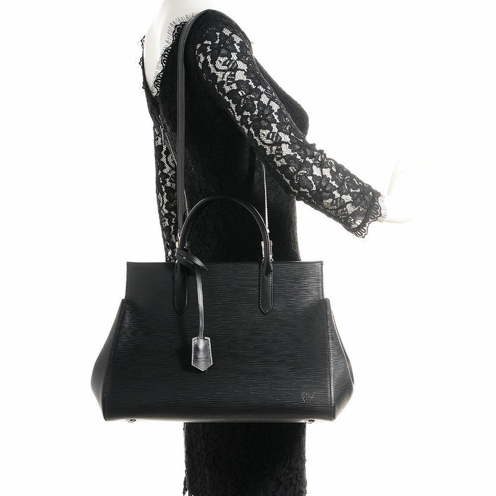 LOUIS VUITTON Epi Marly MM Black